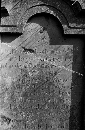 ST MULLINS THE KAVANAGH INSCRIPTION ( WITH HEART)